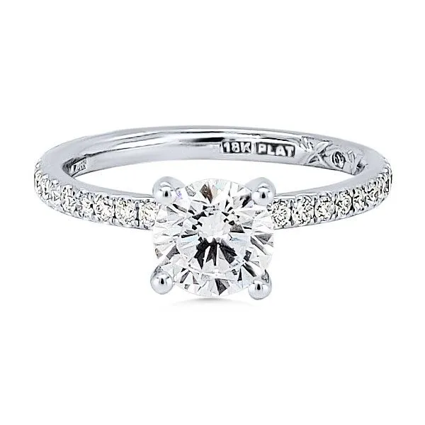 18K Semi-mount Engagement Ring by A.Jafee Goldmart Jewelers Redding, CA