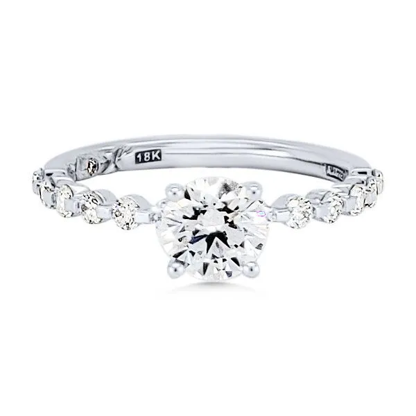 18K Semi-mount Engagement Ring by A.Jaffe Goldmart Jewelers Redding, CA