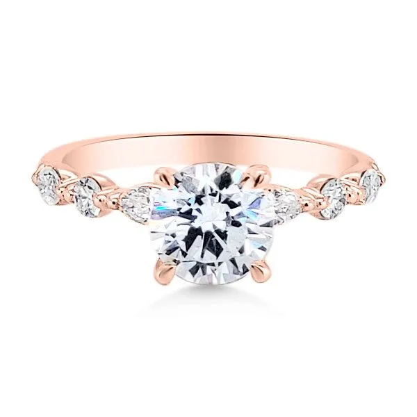 18K Sem-mount Engagement Ring by A.Jafee Goldmart Jewelers Redding, CA