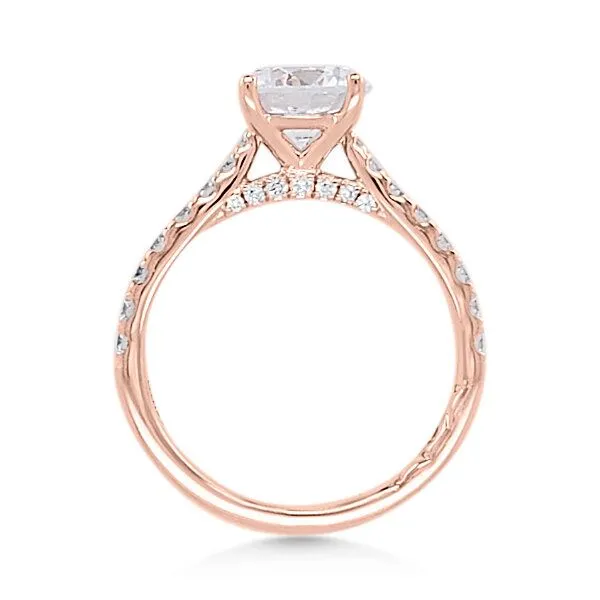 18K Sem-mount Engagement Ring by A.Jaffe Image 2 Goldmart Jewelers Redding, CA