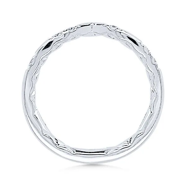 18K Halo Sem-mount Ring by A.Jaffe Image 2 Goldmart Jewelers Redding, CA
