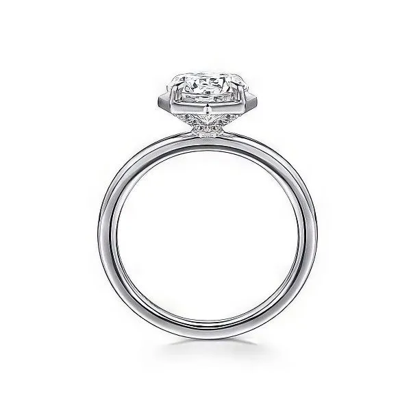 14K Semi-mount Classic Collection Ring by Gabriel Image 2 Goldmart Jewelers Redding, CA