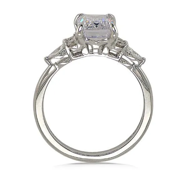 14K Diamond Cluster Semi-mount Engmt. Ring - Gabriel Image 2 Goldmart Jewelers Redding, CA