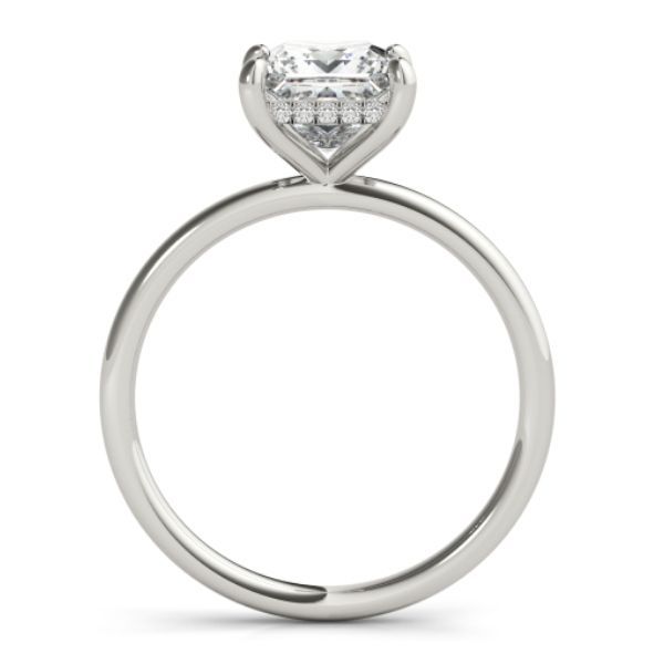 14K Semi-mount Hidden Halo Ring – GM Signature Image 2 Goldmart Jewelers Redding, CA