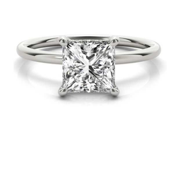 14K Semi-mount Hidden Halo Ring – GM Signature Goldmart Jewelers Redding, CA