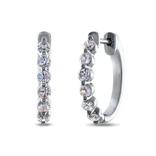 14K Oval Hoop Earrings by Facets of Fire Goldmart Jewelers Redding, CA