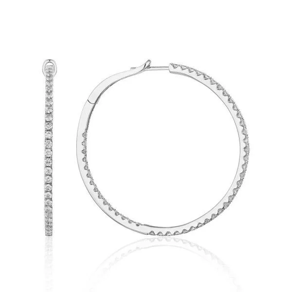 14K Large Hoop Earrings by Luvente Goldmart Jewelers Redding, CA