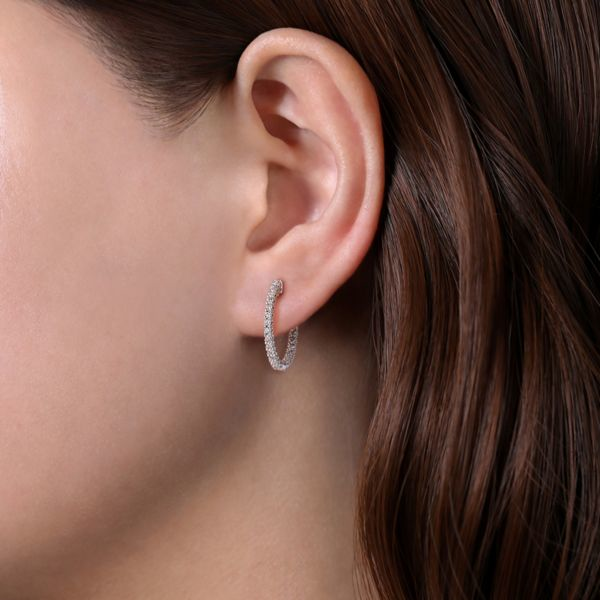 14K Hoop Earrings by Gabriel Image 2 Goldmart Jewelers Redding, CA