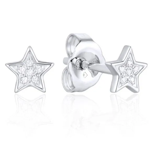 14K Star Earrings by Luvente Goldmart Jewelers Redding, CA