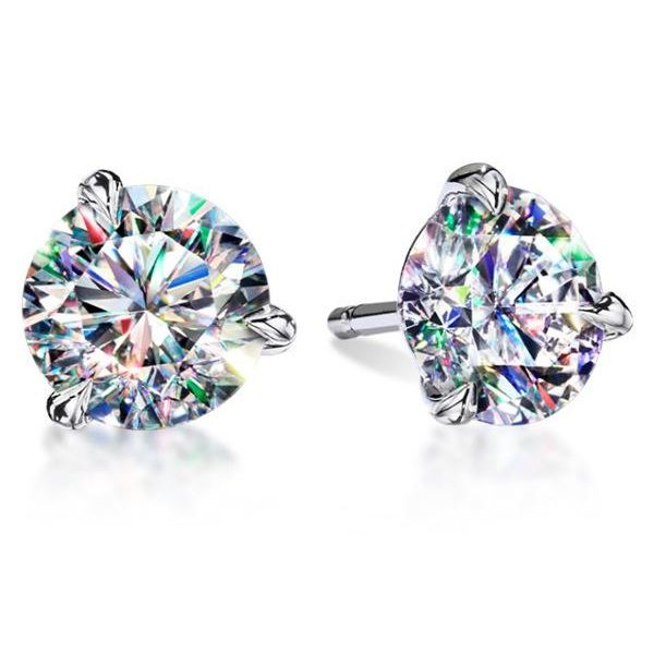 14K Diamond Martini Stud Earrings by Facets of Fire Goldmart Jewelers Redding, CA