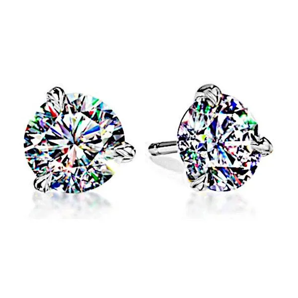 14K Diamond Martini Stud Earrings by Facets of Fire Goldmart Jewelers Redding, CA