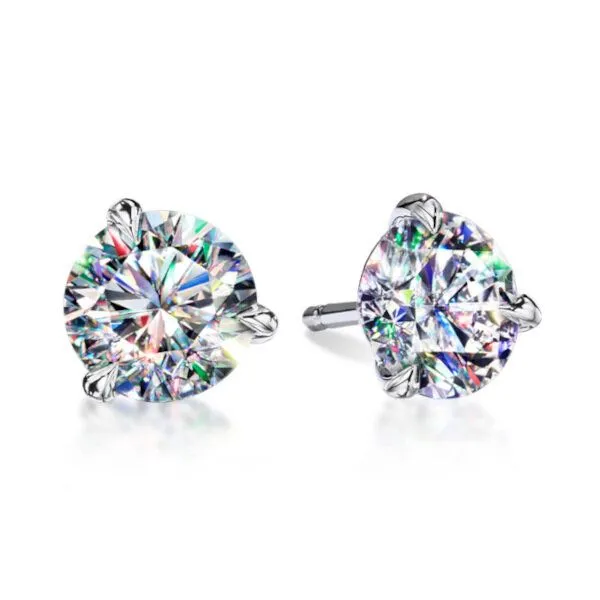 14K Fof Diamond Martini Stud Earrings - GM Goldmart Jewelers Redding, CA