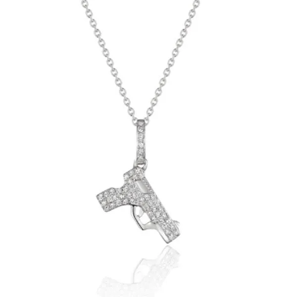 14K Gun Pendant by Luvente Goldmart Jewelers Redding, CA