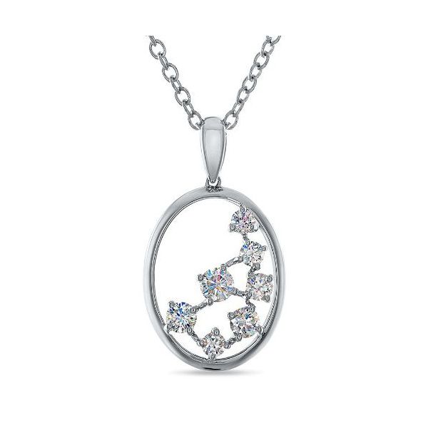 14K Oval Diamond Pendant by Facets of Fire Goldmart Jewelers Redding, CA