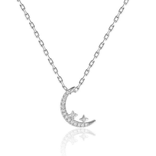 14K Moon Pendant by Luvente Goldmart Jewelers Redding, CA