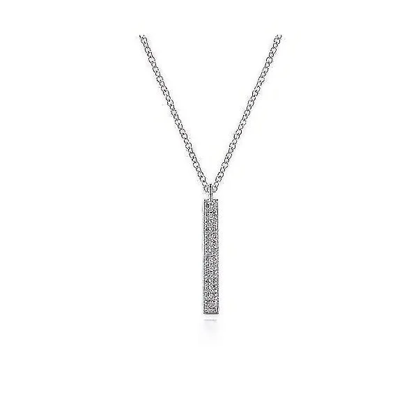 14K Drop Stick Pendant by Gabriel & Co. Goldmart Jewelers Redding, CA