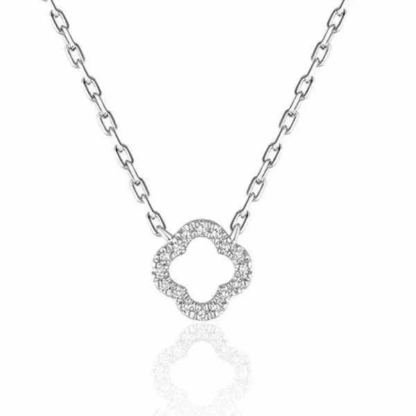 14K Stationed Pendant Necklace by Luvente Goldmart Jewelers Redding, CA