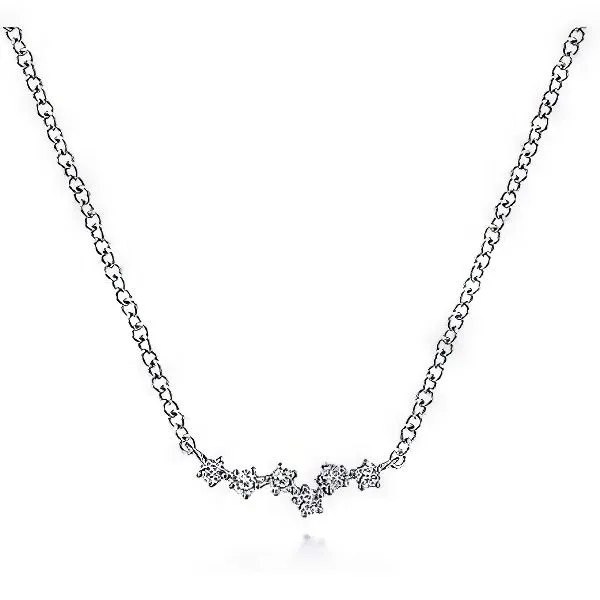 14K Constellation Necklace by Gabriel & Co. Goldmart Jewelers Redding, CA