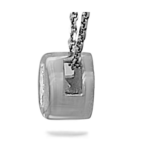 14K FoF Diamond Bezel Solitaire Necklace - GM Signature Image 3 Goldmart Jewelers Redding, CA