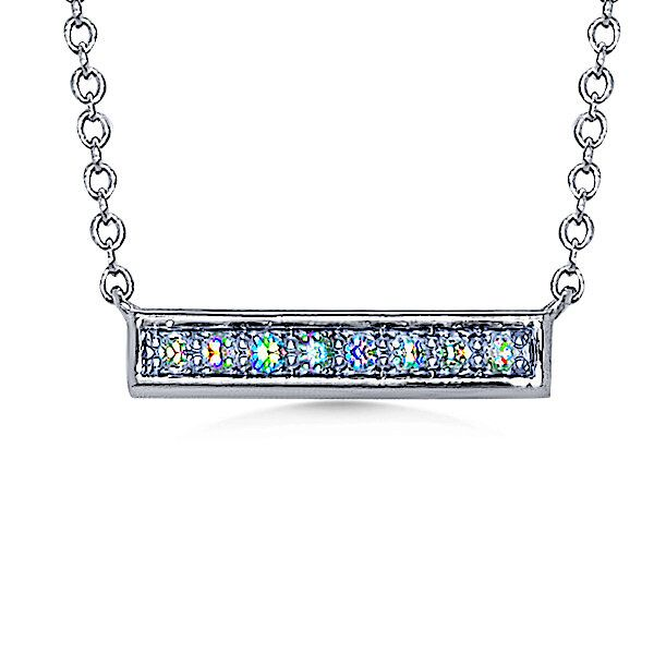 14K FoF Diamond Bar Necklace by Facets of Fire Goldmart Jewelers Redding, CA