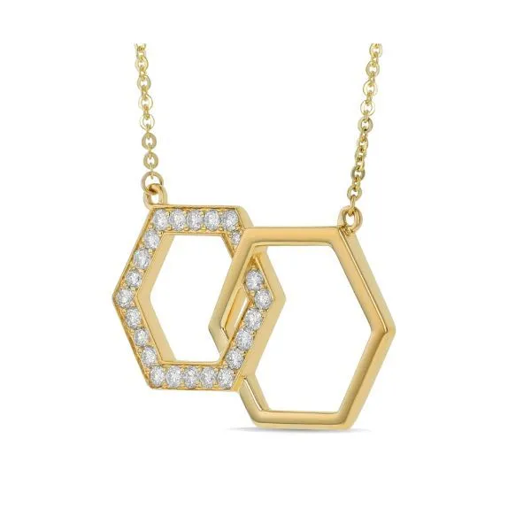 14K Diamond Necklace - GM Signature Collection Goldmart Jewelers Redding, CA