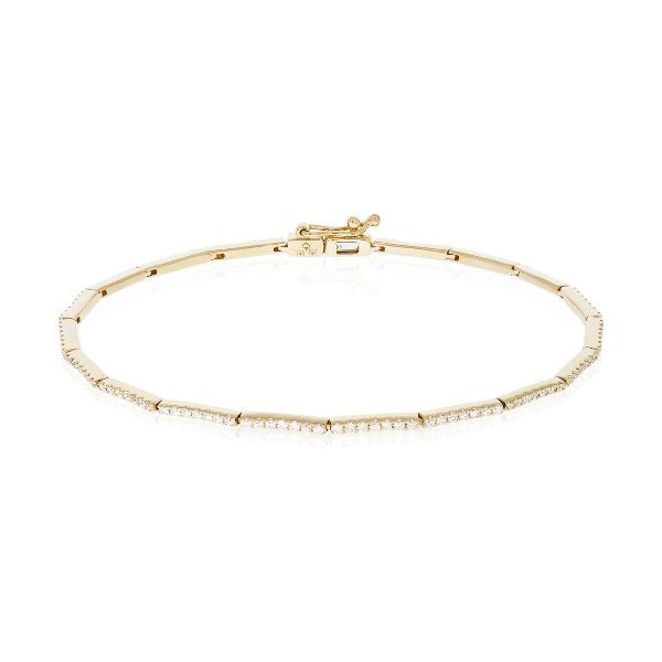 14K Diamond Tennis Bracelet by Luvente Goldmart Jewelers Redding, CA