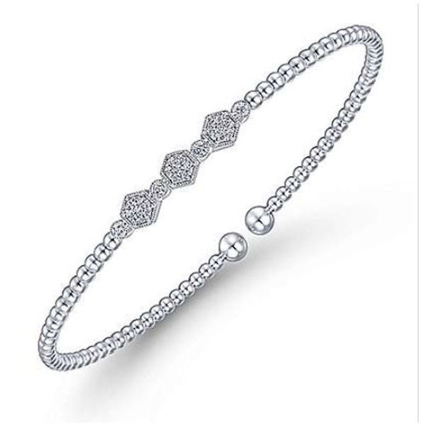14K Bead, Split Cuff Bracelet by Gabriel Goldmart Jewelers Redding, CA