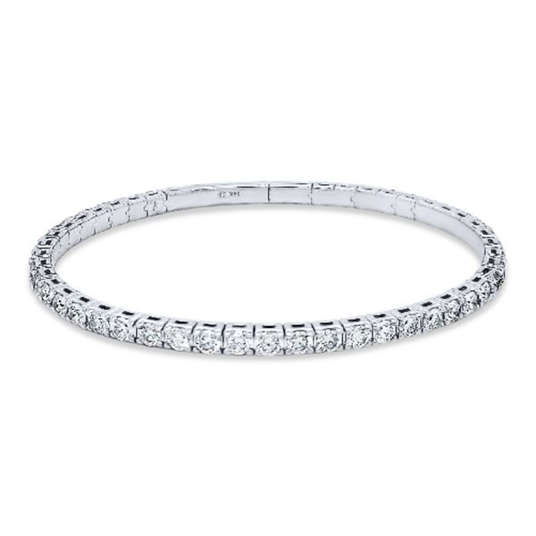 14K Diamond Bangle Bracelet – Goldmart Signature Goldmart Jewelers Redding, CA