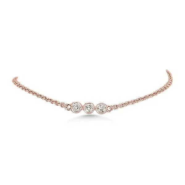 14K 6.5” Diamond Bevel Cable Link Bracelet - GM Goldmart Jewelers Redding, CA