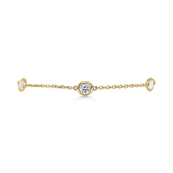 14K 7” Diamond Cable Link Bracelet – GM Goldmart Jewelers Redding, CA