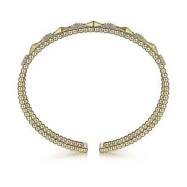 14K 6.25” Bujukan Diamond Cluster Bracelet by Gabriel Image 2 Goldmart Jewelers Redding, CA
