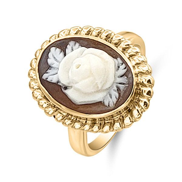 14K Antique Cameo Fashion Ring - Estate Goldmart Jewelers Redding, CA