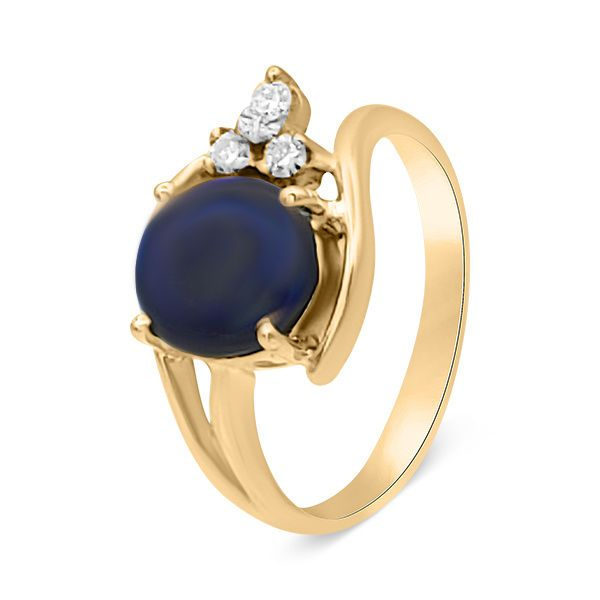 Enchanting, Retro Era 14K Black Opal Ring Estate Goldmart Jewelers Redding, CA
