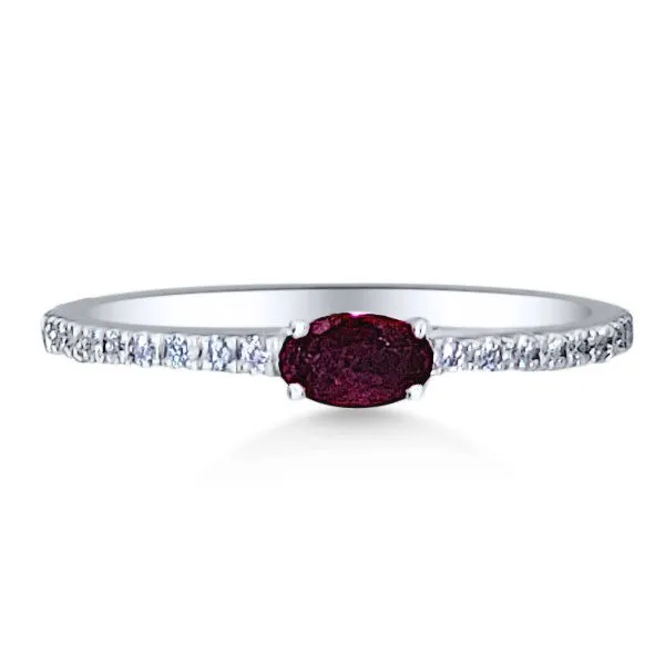 14K Ruby & Diamond Ring – Goldmart Signature Goldmart Jewelers Redding, CA