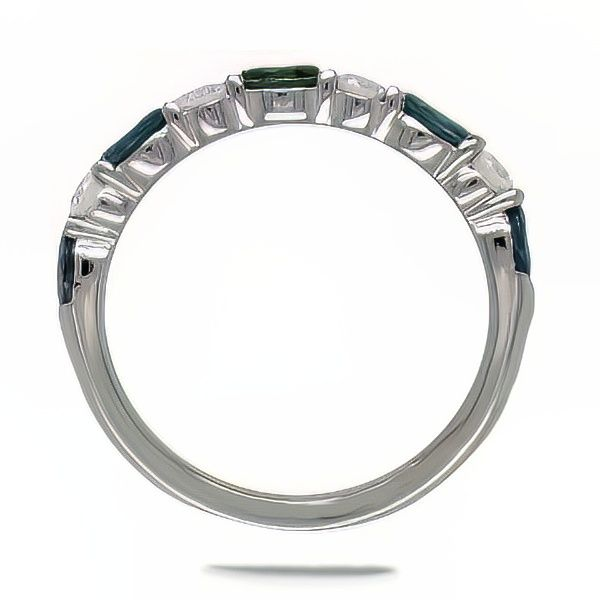 Platinum 9 gem Alexandrite & Diamond Ring by JB Star Image 2 Goldmart Jewelers Redding, CA