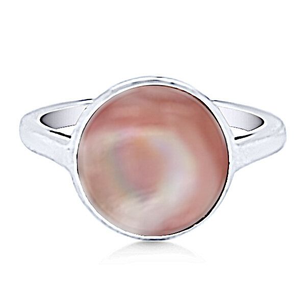 SS Pink Mother of Pearl Fashion Ring by Kabana Goldmart Jewelers Redding, CA