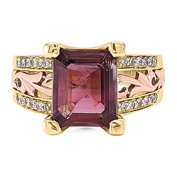 14K Tourmaline & Diamond Fashion Ring - Estate Goldmart Jewelers Redding, CA