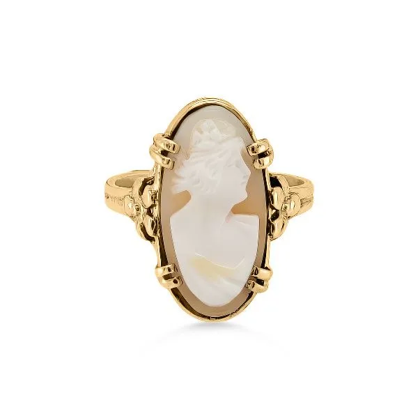 10K Cameo Vintage Fashion Ring - Estate Goldmart Jewelers Redding, CA