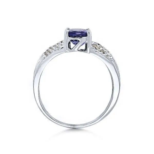 14K Tanzanite & Diamond Fashion Ring - Estate Image 2 Goldmart Jewelers Redding, CA