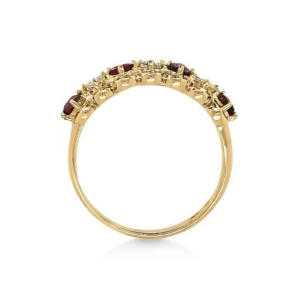 14K Ruby & Diamond Fashion Ring – Estate Image 2 Goldmart Jewelers Redding, CA