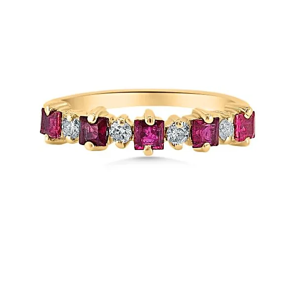 14K Ruby & Diamond Fashion Ring - Estate Goldmart Jewelers Redding, CA