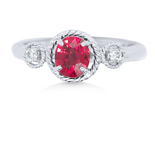18K Ruby and Diamond Fashion Ring - GM Signature Goldmart Jewelers Redding, CA