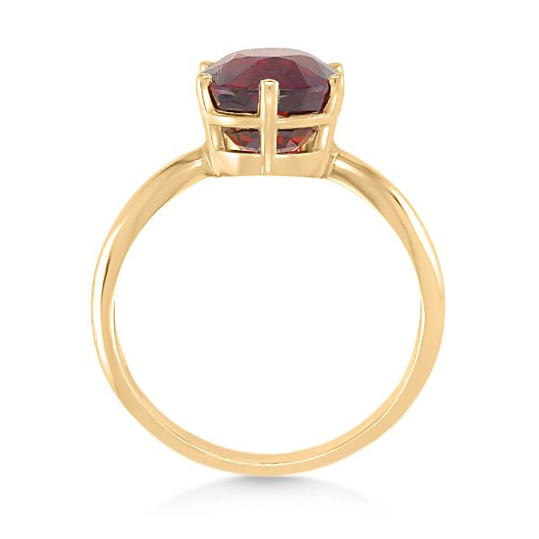 14K Red Garnet Fashion Ring - GM Signature Image 2 Goldmart Jewelers Redding, CA