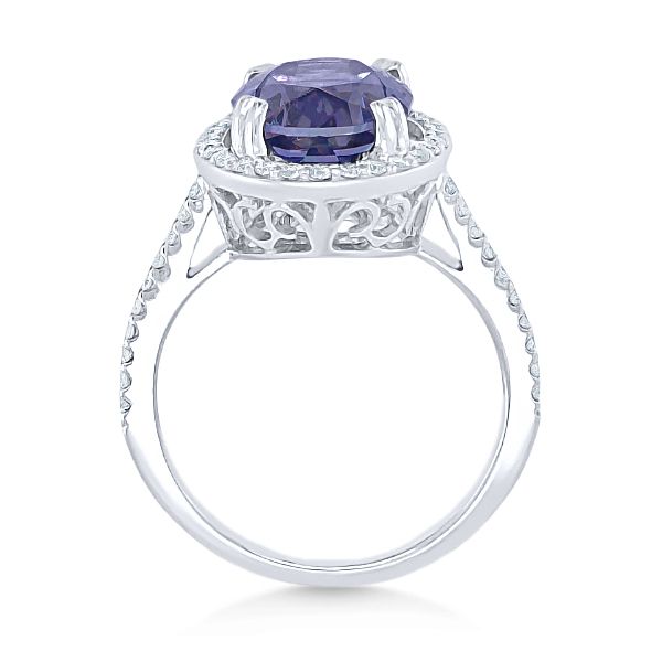 14K Color Change Spinel & Diamond Ring by GM Signature Image 2 Goldmart Jewelers Redding, CA