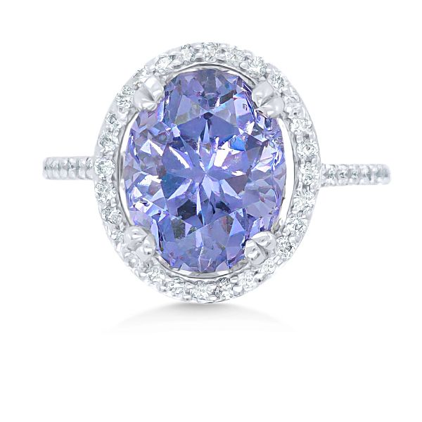 14K Color Change Spinel & Diamond Ring by GM Signature Goldmart Jewelers Redding, CA