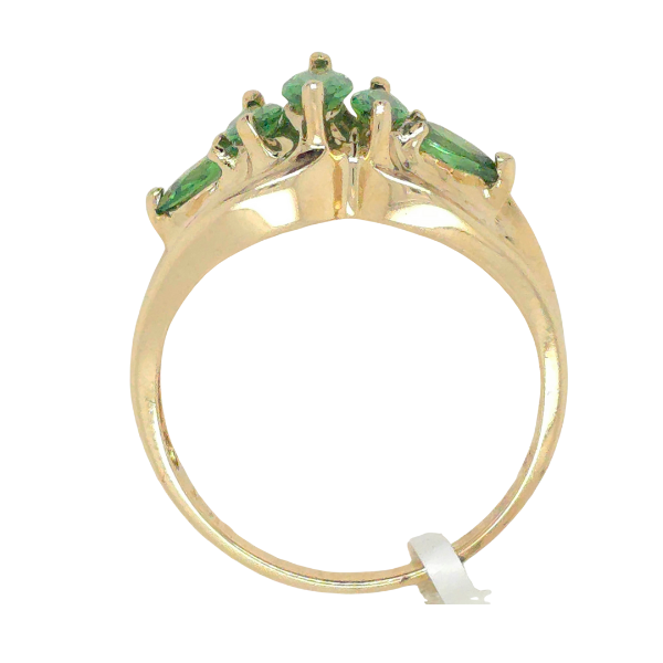 14K Chrome Diopsides Fashion Ring - Estate Image 3 Goldmart Jewelers Redding, CA
