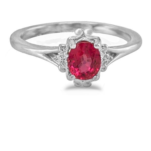 14K Ruby and Diamond Modern Ring - GM Goldmart Jewelers Redding, CA