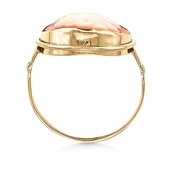 14K Vintage Cameo Fashion Ring - Estate Image 2 Goldmart Jewelers Redding, CA