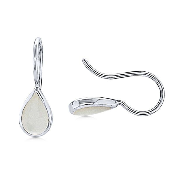 Sterling Silver Mother of Pearl Dangle Earrings by Kabana Goldmart Jewelers Redding, CA