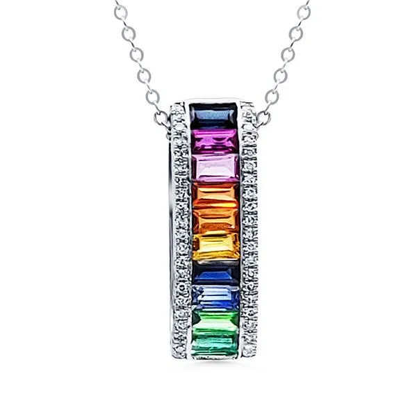 14K Multi Colored Pendant by Luvente Goldmart Jewelers Redding, CA